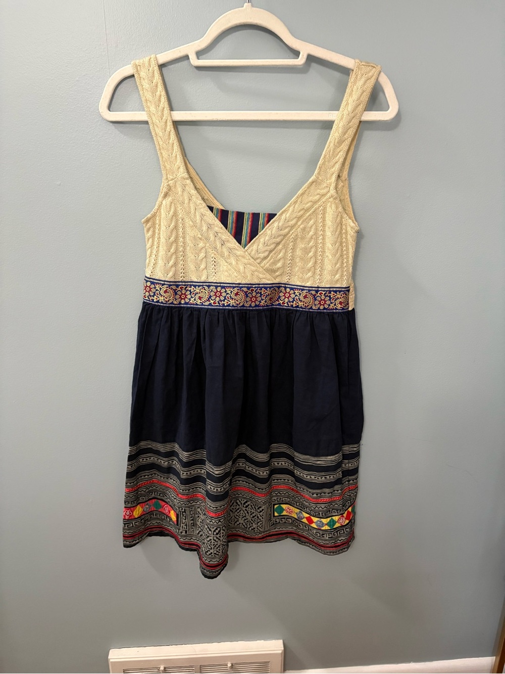 Free People Mixed Textile Top